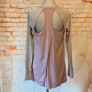 Marc NY Long Sleeve Open Back Tee